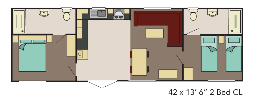 Delta Caravans Athena 42x13 2b CL